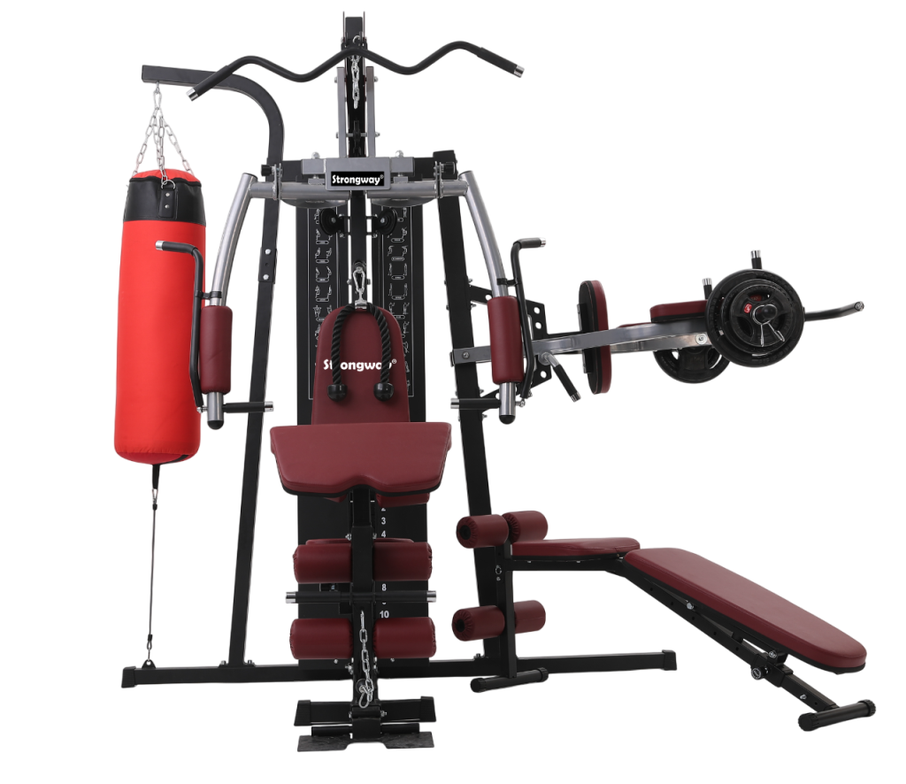 Freestanding Punch Bag Squat Machine by Fitness Store Strongway Gym Supplies Delivered for Complete Home Workouts in UK